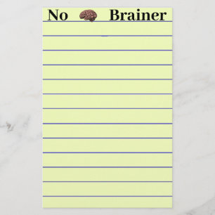 Ingen Brainer Stationery Brevpapper