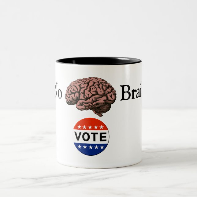 Ingen Brainer Vote Coffee Mugg (Center)