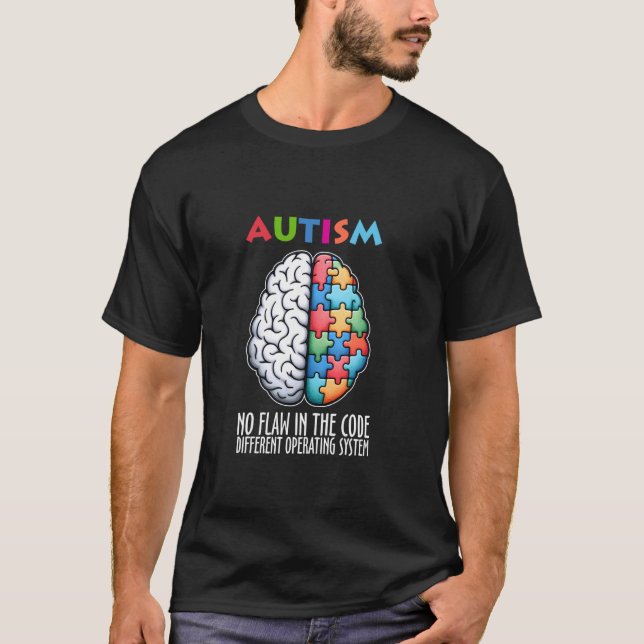 Ingen brist i koden Olika operativsystem Aut T Shirt (Framsida)
