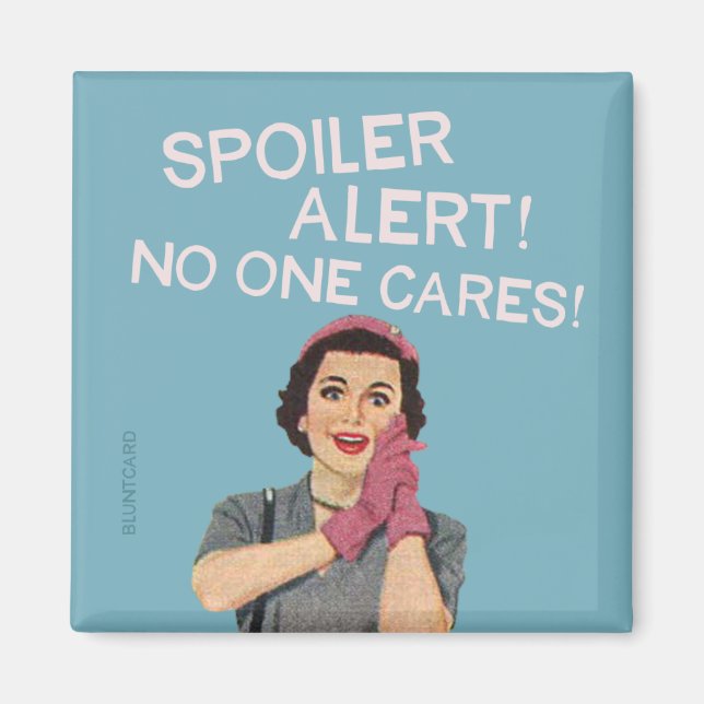 Ingen bryr sig! magnet (Framsidan)