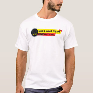 Ingen bryr sig om att andas nyheter t shirt