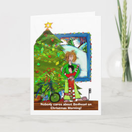 Ingen bryr sig om Bedhead Helgkort