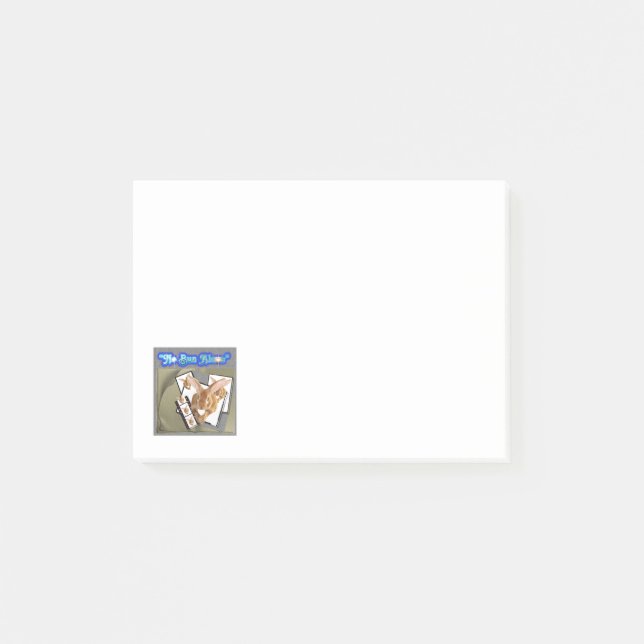 Ingen bun-Ensam Post-it Block (Framsida)