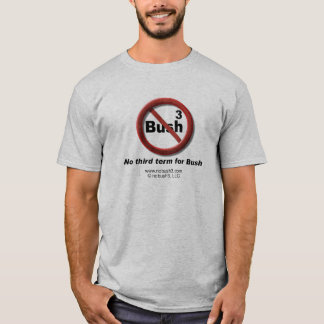 Ingen Bush 3 utslagsplats T-shirt