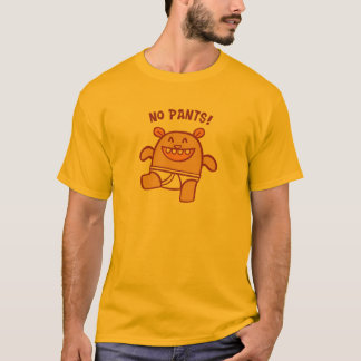 Ingen byxor! - Orange T-shirt
