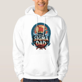 Ingen Cap Sigma Pappa Vikingstil för Fars Dag Hoodie