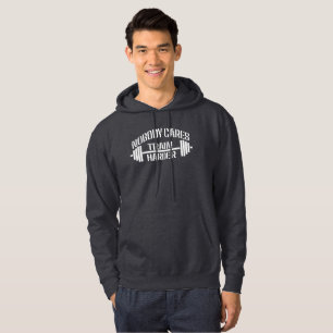 Ingen Cares Tåg Harder Hoodie