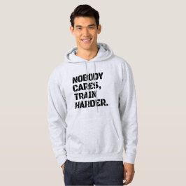 Ingen Cares Tåg Harder Hoodie