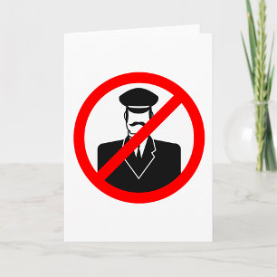 Ingen Chaufför Tillåten Symbol Roligt Varningsskyl Kort