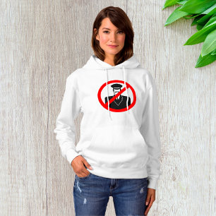 Ingen Chaufför Tillåten Symbol Roligt Varningsskyl T Shirt