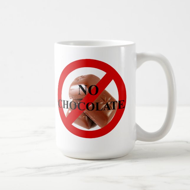 Ingen choklad kaffemugg (Höger)