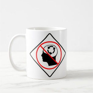 Ingen cirkulärresonemangmugg kaffemugg