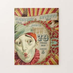 Ingen clowner, det är 70:e födelsedagsnumret pussel