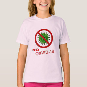 INGEN COVID NEJ till COVID-19 Ord Art T-Shirt