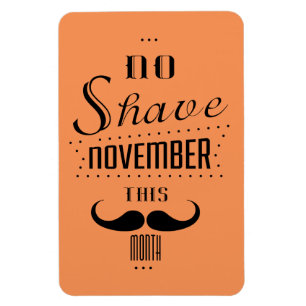 Ingen del av textdesign för november magnet