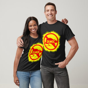 Ingen democ Råttor © FB @ #USAPatriotGraphics T Shirt