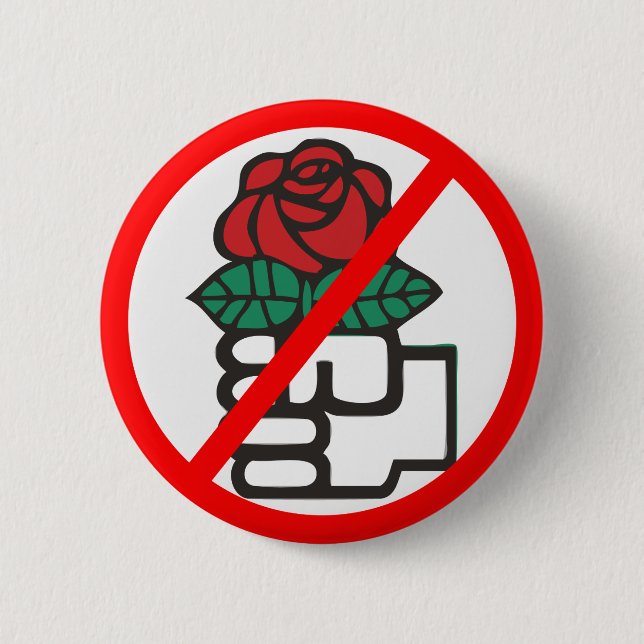 Ingen demokratisk Socialism knäppas Knapp (Framsida)