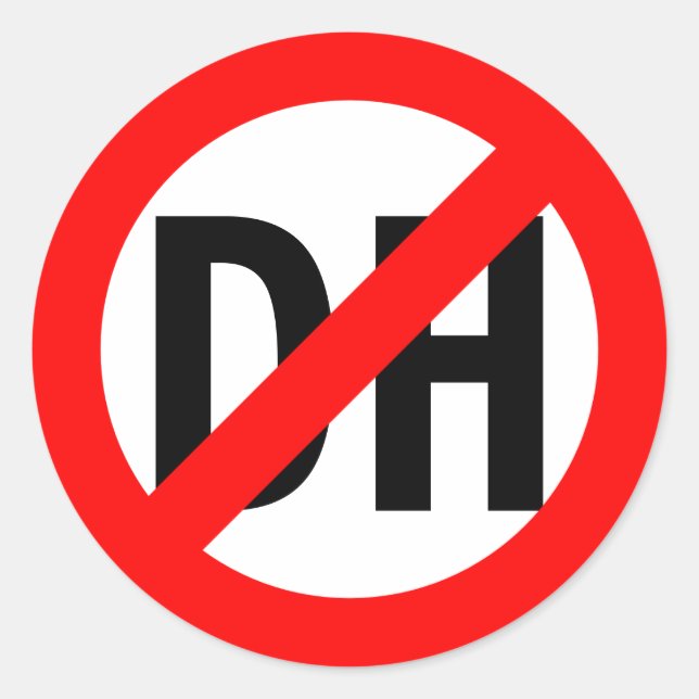 Ingen DH Runt Klistermärke (Framsida)