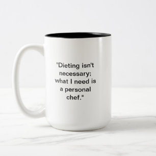 Ingen diet i Mugg Funny Foodie Gift