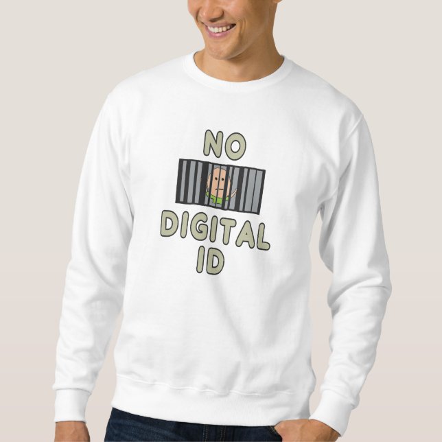 Ingen digital ID Lång Ärmad Tröja (Framsida)