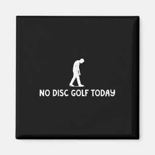Ingen Discgolf Idag Rolig Sorgsen Disc Golfare Var Magnet