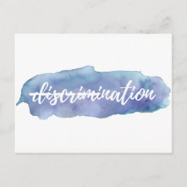 Ingen diskriminering i detta nationella vykort