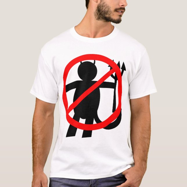 Ingen djävularT-tröja T-shirt (Framsida)