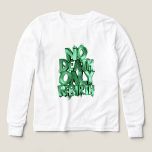 Ingen död bara återfödelse BELLA+CANVAS LÅNGÄRMAD T Shirt