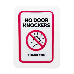 Ingen dörrknackare magnet