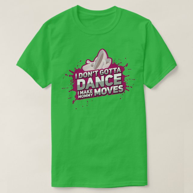Ingen Drama Dance-Mamma som dansar Aerobics Ballet T Shirt (Design framsida)