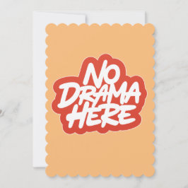 Ingen Drama här Julkort