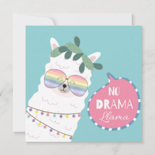 Ingen Drama Lama Julkort