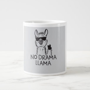 Ingen drama lama stor mugg jumbo mugg