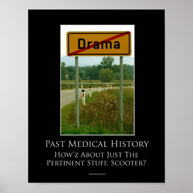 Ingen Drama Motivational Poster (Framsidan)