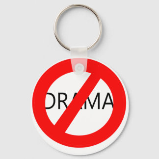 Ingen Drama-nyckelkedja Nyckelring