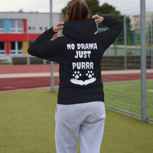 Ingen Drama-Roligt för just Cute Cat-citat Modern T Shirt