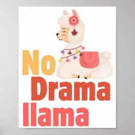 ingen drama som lama poster