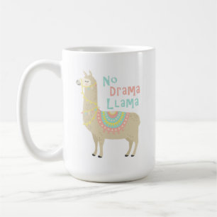 Ingen dramaLlamamugg Kaffemugg