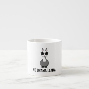 Ingen dramaLlamasolglasögon Espressomugg