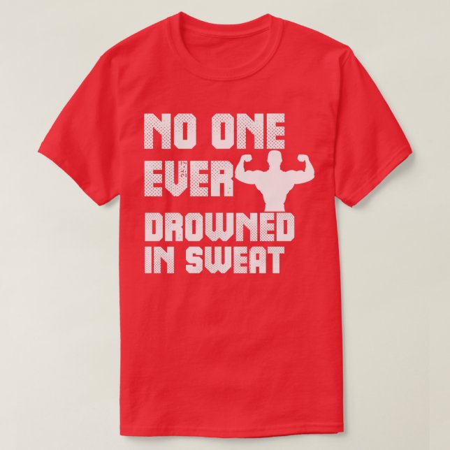Ingen drunknade någonsin i Sweat 3 T Shirt (Design framsida)