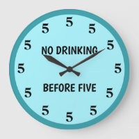 Ingen dryck före fem blåa Noveltyer