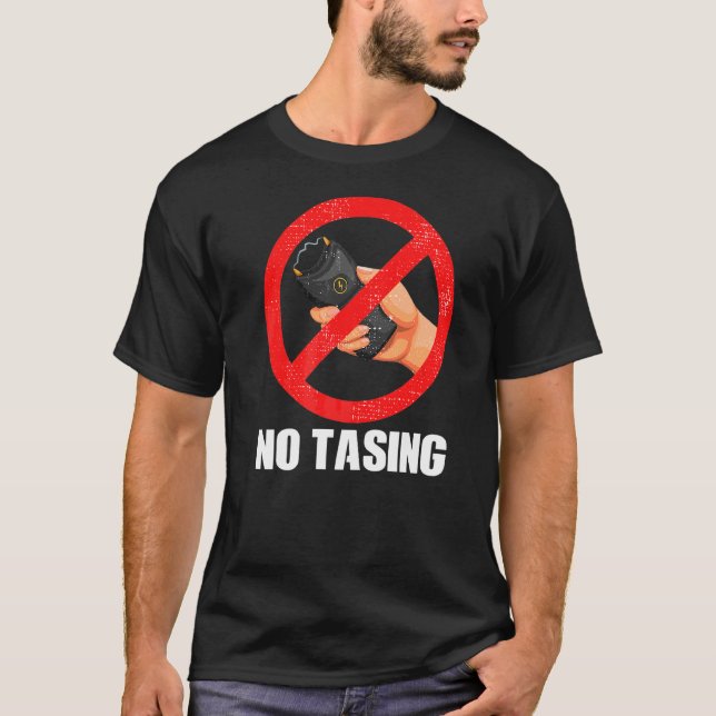 Ingen elektrisk tasertsugn t shirt (Framsida)