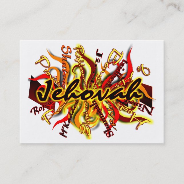 Ingen en lik Jehovah visitkort (Framsida)