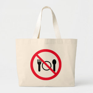 Ingen etikett för röd cirkel Jumbo Tote Bag Tygkasse