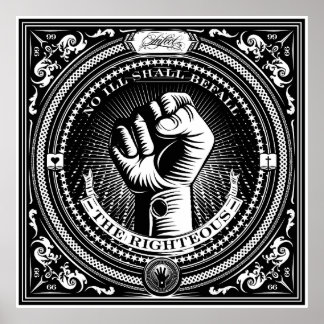 Ingen faller under den högra utskriften poster