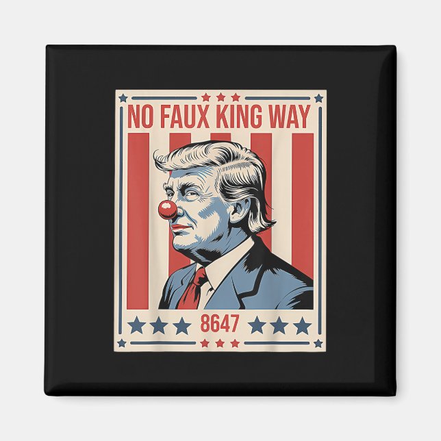 Ingen falsk kung väg 86 47  magnet (Framsidan)