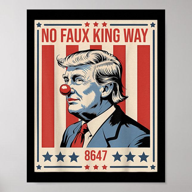 Ingen falsk kung väg 86 47  poster (Framsidan)