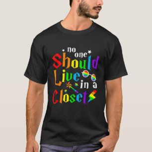 Ingen får bo i en övergiven hbt-alli t shirt