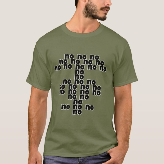 Ingen får heller inte heller vara emot t shirt (Framsida)