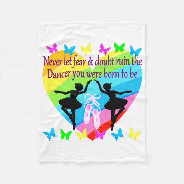 INGEN FARA BARA FAITH DANCER DREAMS FLEECEFILT (Framsidan)